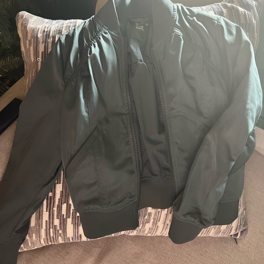 Zella Dark Green Bomber Jacket
